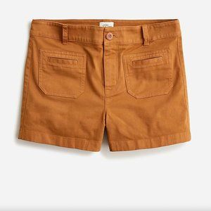 NWT J.Crew Patch-pocket chino short